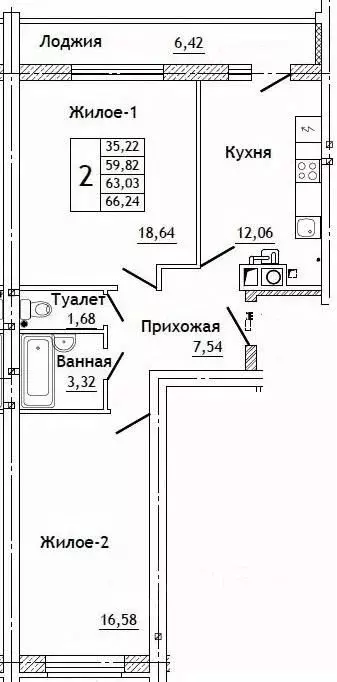 2-к кв. Смоленская область, Смоленский муниципальный округ, д. ... - Фото 0