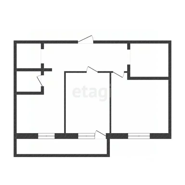 2-к кв. Иркутская область, Иркутск Красноярская ул., 57 (56.1 м) - Фото 2