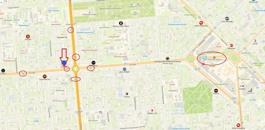 Торговая площадь в Новосибирская область, Новосибирск ул. Титова, 30 ... - Фото 2