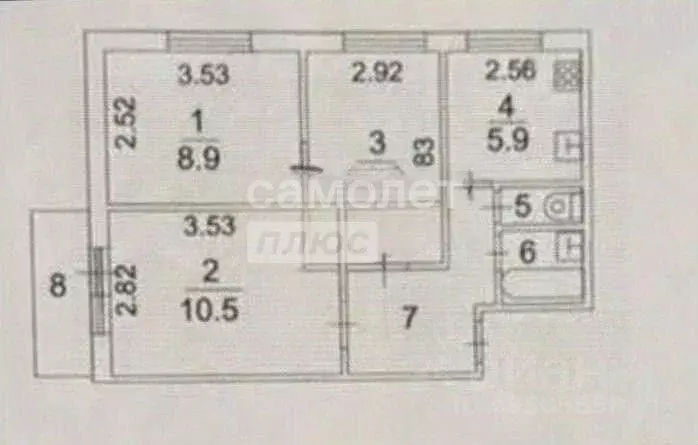 2-к кв. Московская область, Ленинский городской округ, пос. Развилка, ... - Фото 2