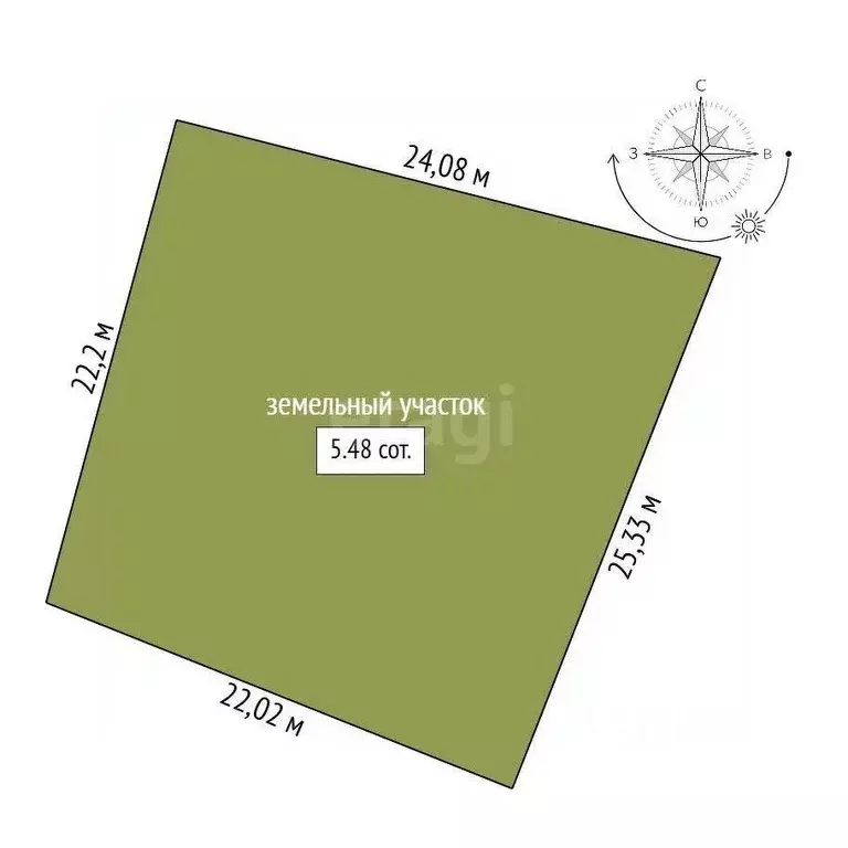 Участок в Амурская область, Благовещенский район, Колос СТ  (5.48 ... - Фото 2