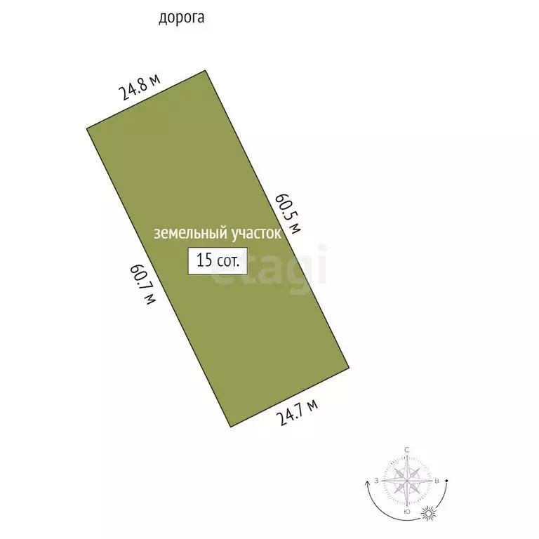 Участок в Эльбрусский район, село Верхний Баксан (15 м) - Фото 1