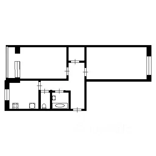 2-к кв. Москва ул. Кулакова, 15к1 (48.0 м) - Фото 2