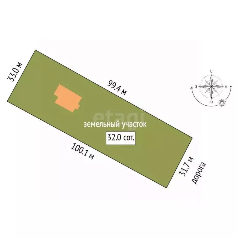 Дом в Марий Эл, Звениговский район, Красногорский городское поселение, ... - Фото 2