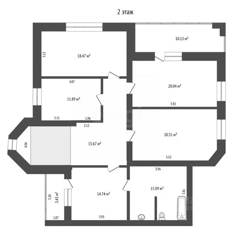 6-к кв. Тюменская область, Тюмень Даудельная ул., 4 (255.0 м) - Фото 2