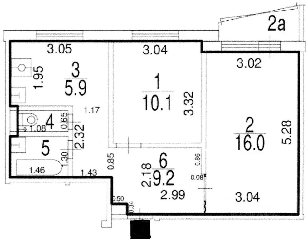2-к кв. Москва Сивашская ул., 6К1 (43.8 м) - Фото 2