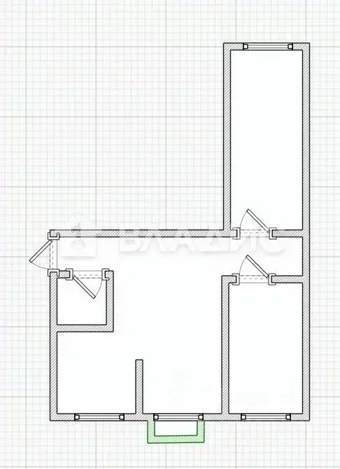 3-к кв. Пензенская область, Пенза ул. Краснова, 30 (54.4 м) - Фото 1