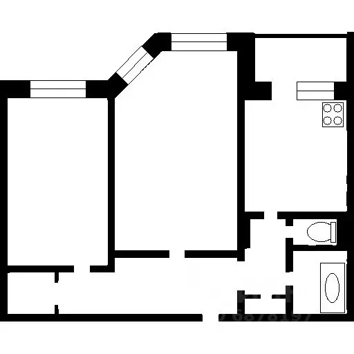 2-к кв. Москва Кировоградская ул., 7 (58.0 м) - Фото 1