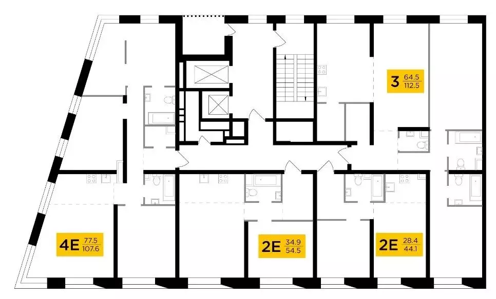3-к кв. Москва ул. Эдуарда Стрельцова, 2к2 (112.9 м) - Фото 1