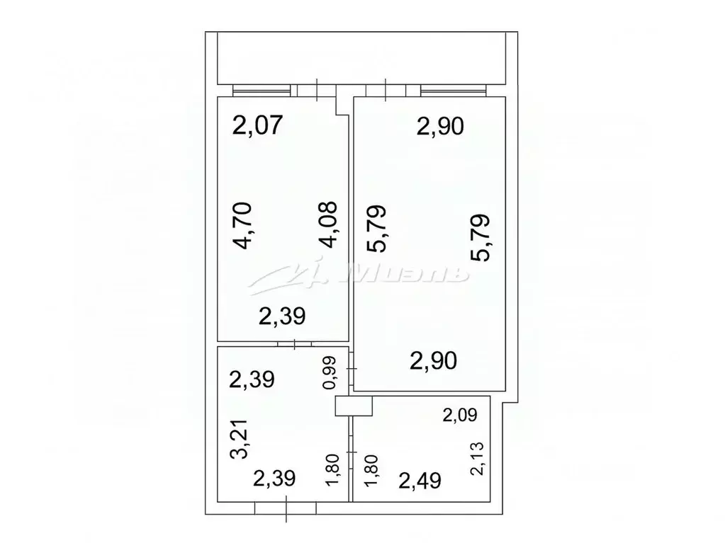 1-к кв. Крым, Алушта пер. Ревкомовский, 4 (40.5 м) - Фото 2