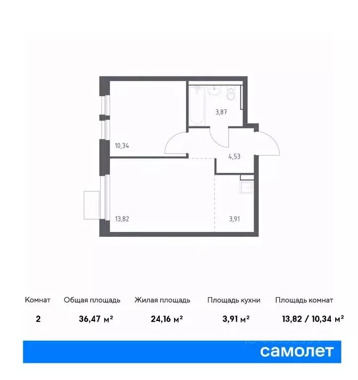 1-к кв. Московская область, Химки Клязьма-Старбеево мкр, Ивакино кв-л, ... - Фото 0