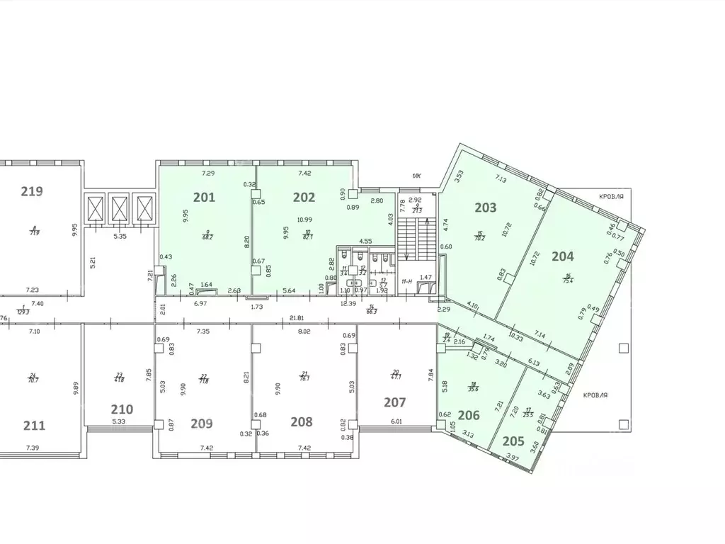 Офис в Санкт-Петербург ул. Профессора Качалова, 7 (378 м) - Фото 2