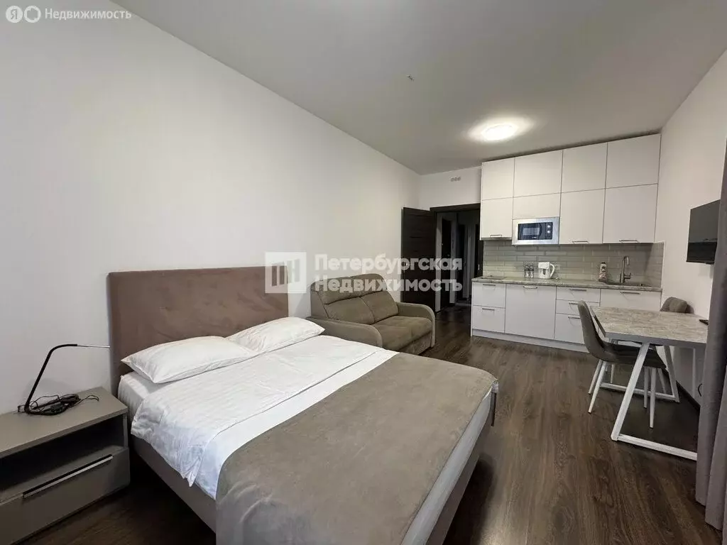 Квартира-студия: Санкт-Петербург, Железнодорожный проспект, 14к1 (23.6 ... - Фото 1