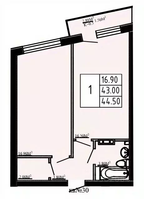 1-к кв. Ленинградская область, Коммунар г. Гатчинский муниципальный ... - Фото 1