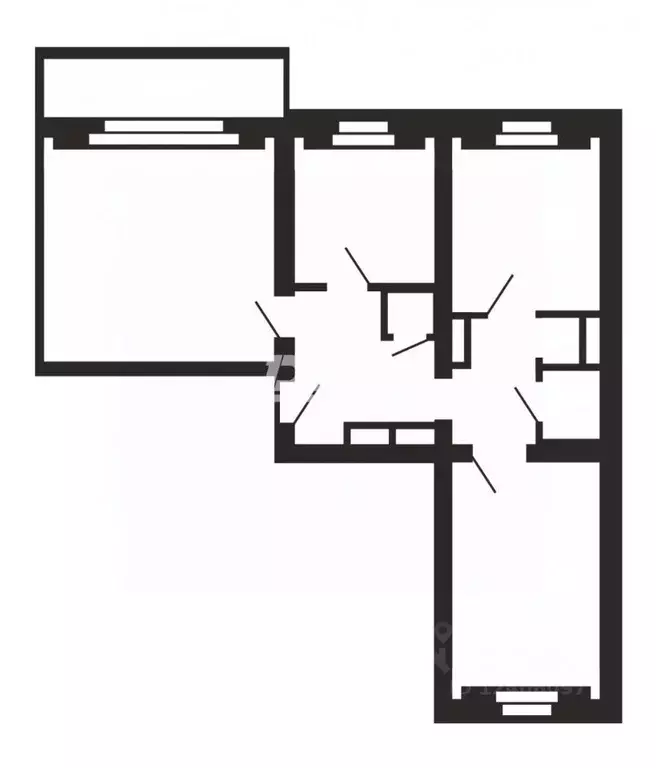 3-к кв. Челябинская область, Челябинск Солнечная ул., 50 (61.9 м) - Фото 2
