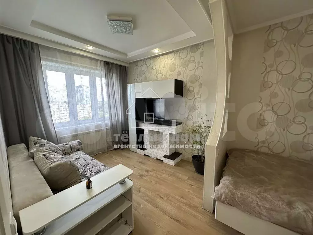 1-к. квартира, 34 м, 11/25 эт. - Фото 1