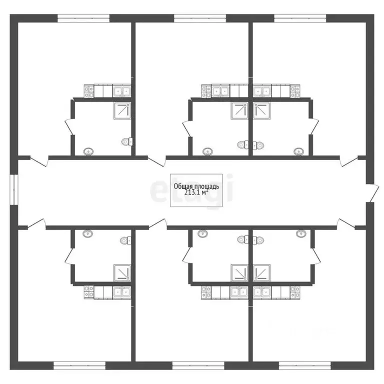 Офис в Новосибирская область, Новосибирск Рябиновая ул., 14/4 (213 м) - Фото 1