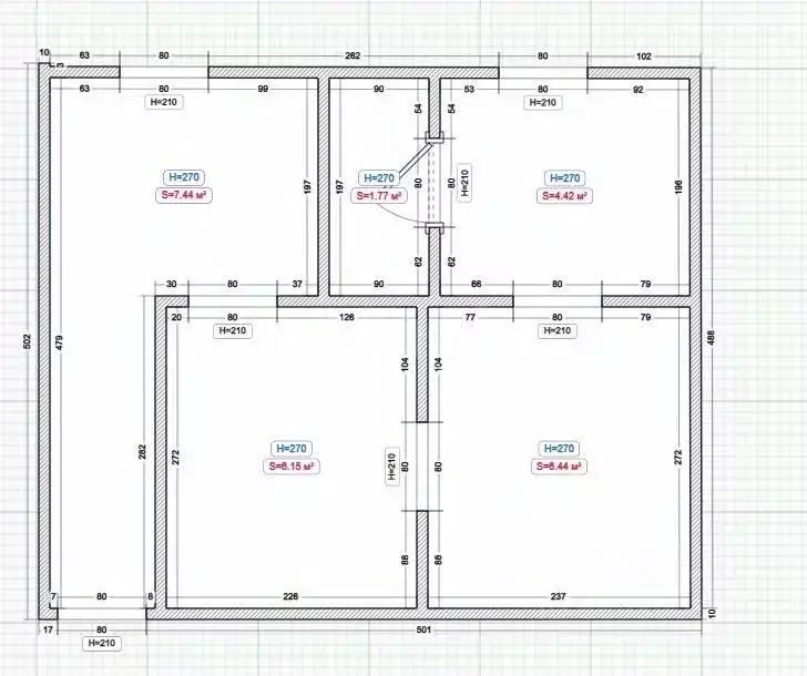 3-к кв. Ингушетия, Назрань Новая ул. (105.6 м) - Фото 0
