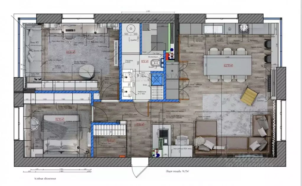 3-к кв. Московская область, Одинцовский городской округ, Заречье пгт ... - Фото 2
