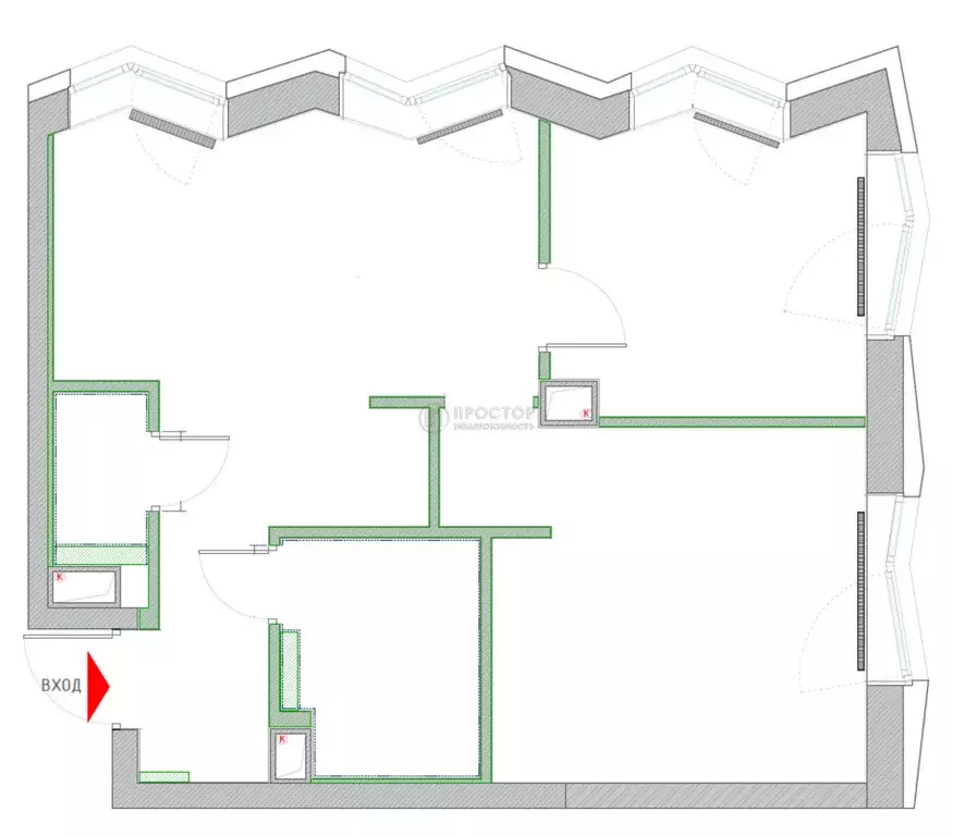 2-комнатная квартира: Москва, улица Архитектора Щусева, 4к1 (51.1 м) - Фото 1