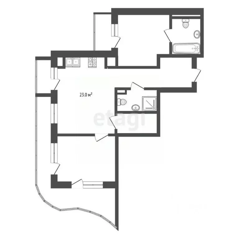 2-к кв. Крым, Ялта ул. Халтурина, 36А (112.0 м) - Фото 1