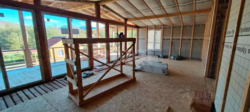 Дом в Адыгея, Майкопский район, Даховское с/пос, с. Хамышки  (92 м) - Фото 1