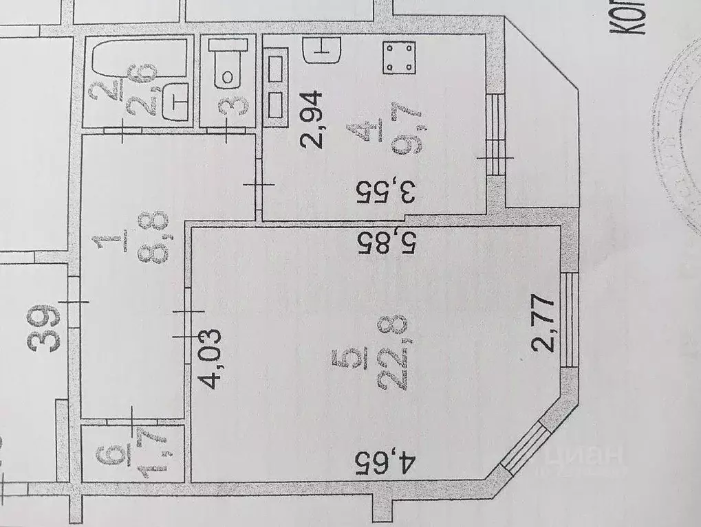 1-к кв. Ленинградская область, Сертолово Всеволожский район, Заречная ... - Фото 2