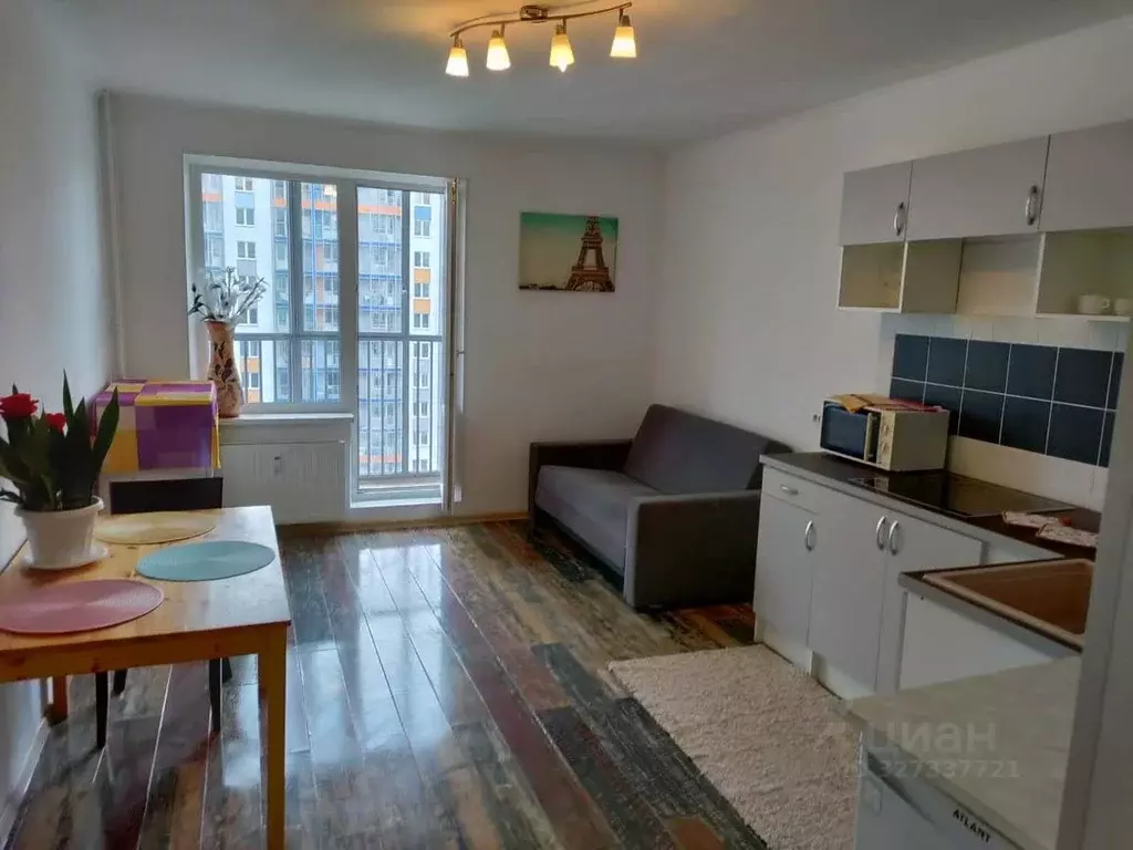 Студия Ленинградская область, Мурино Всеволожский район, ул. Шувалова, ... - Фото 1