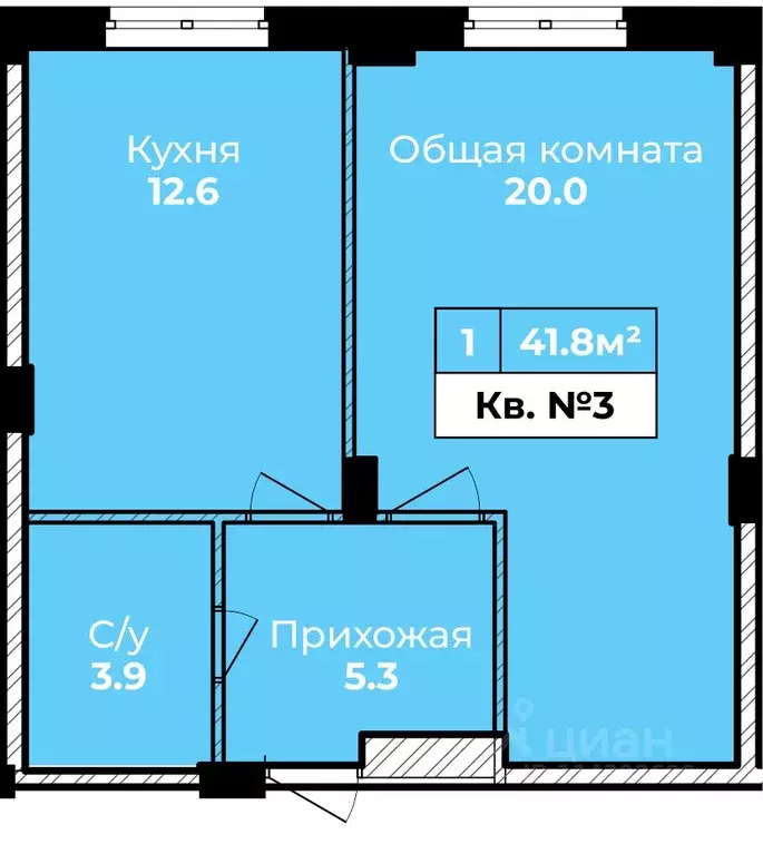 1-к кв. Тульская область, Тула муниципальное образование, д. Харино ... - Фото 0