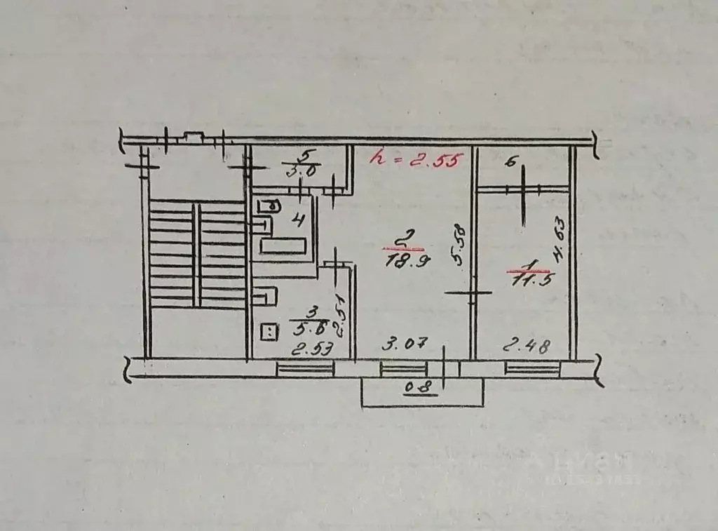 2-к кв. Псковская область, Псков Текстильная ул., 16 (44.1 м) - Фото 2