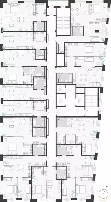 Студия Приморский край, Владивосток ул. Нейбута (68.7 м) - Фото 1