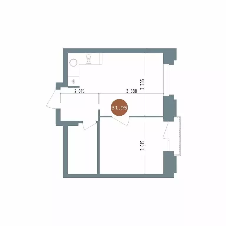 2-комнатная квартира: Новосибирск, ул. Костычева / пер. 3-й ... - Фото 2