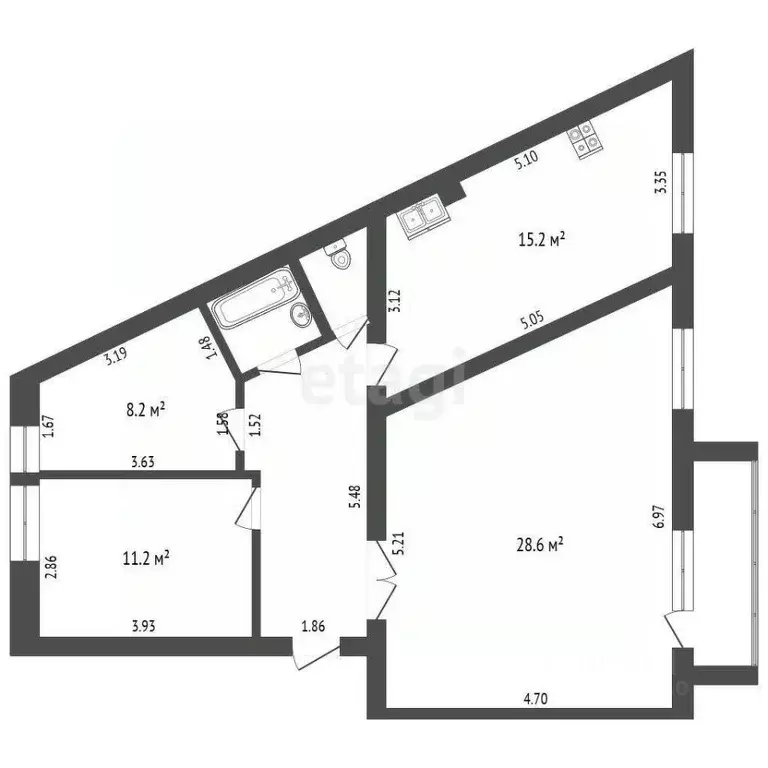 Помещение свободного назначения в Тюменская область, Тюмень ул. ... - Фото 1