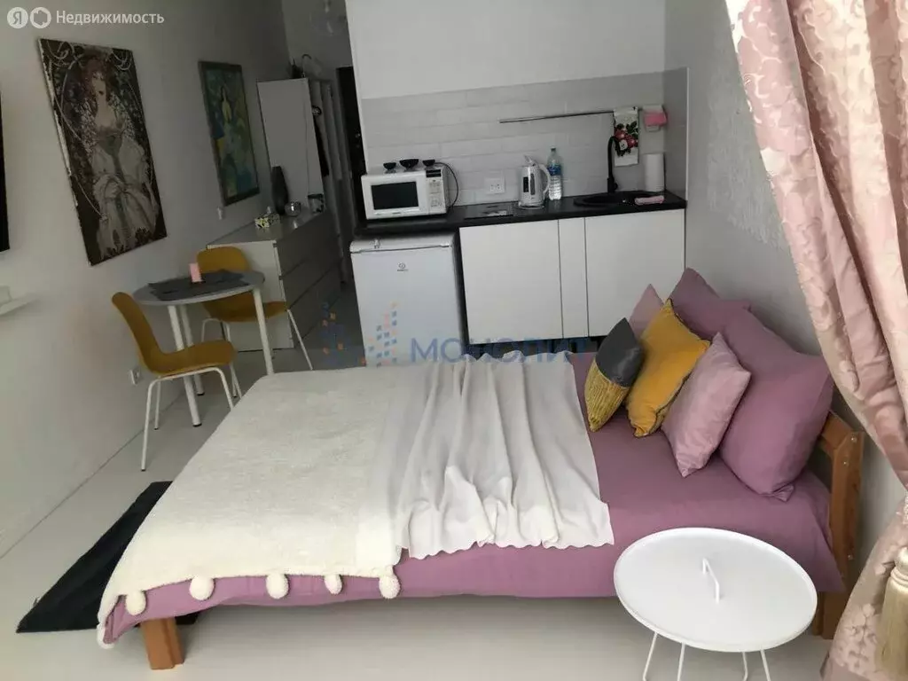 Квартира-студия: Афонино, улица Красная Поляна, 7 (23.1 м) - Фото 1