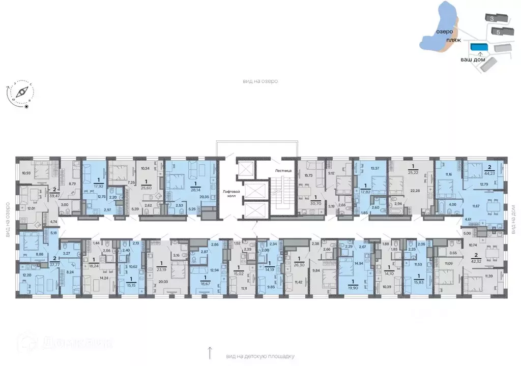 1-к кв. Рязанская область, Рязань Олимпийский городок мкр, 10 (18.67 ... - Фото 2