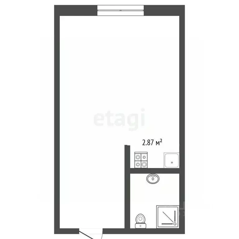 Студия Ямало-Ненецкий АО, Муравленко ул. 70 лет Октября, 41 (24.8 м) - Фото 2