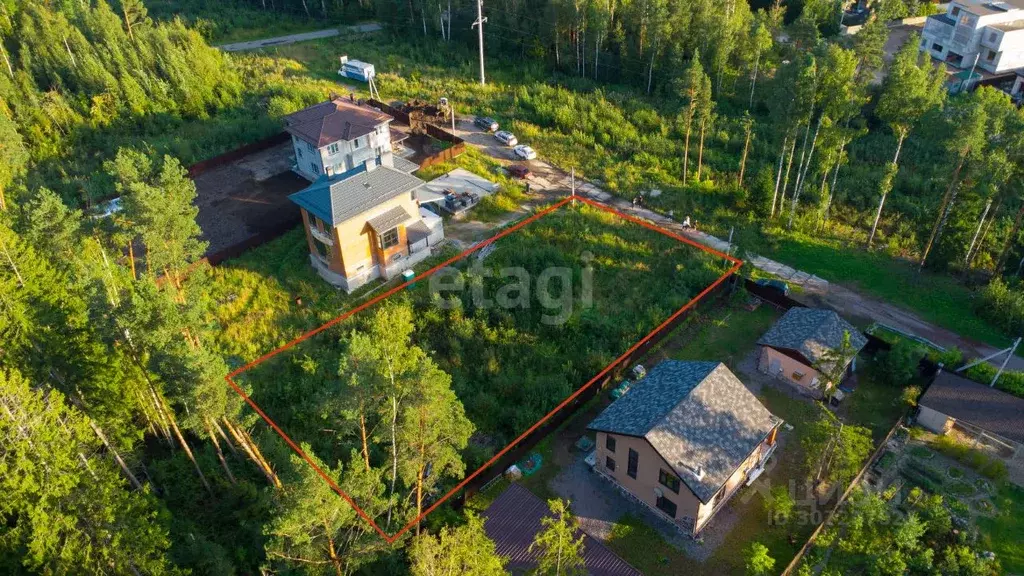 Участок в Санкт-Петербург пос. Парголово, Вокзальное ш. (12.0 сот.) - Фото 1