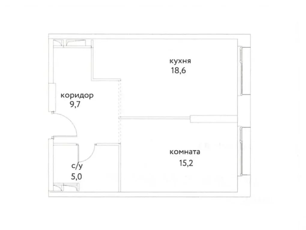 1-к кв. Москва ул. Крузенштерна, 4 (48.1 м) - Фото 1