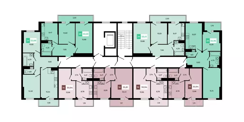 2-к кв. Ростовская область, Аксайский район, Щепкинское с/пос, пос. ... - Фото 2