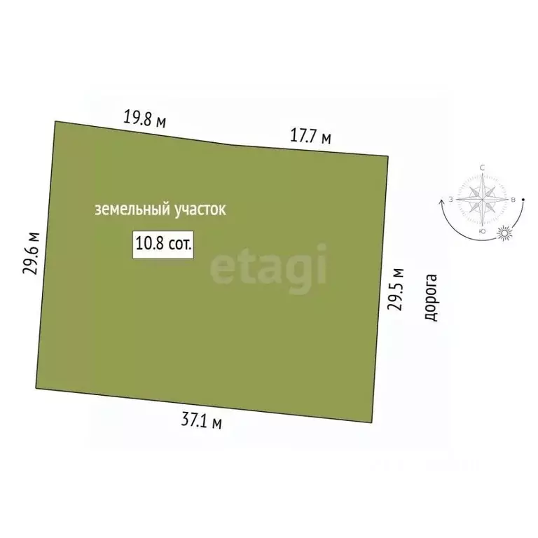 Участок в Тюменская область, Тюмень Факел СНТ, 7-я линия, 270 (11.0 ... - Фото 1