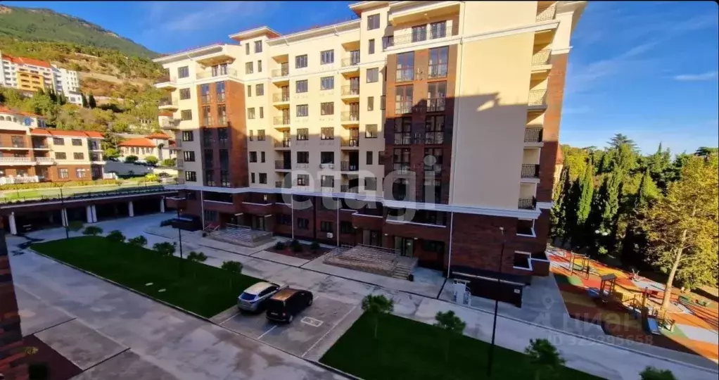 1-к кв. Крым, Ялта муниципальный округ, Восход пгт ул. Авроры, 77к3 ... - Фото 1