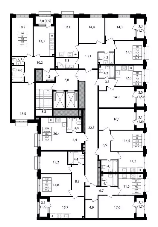 3-к кв. Москва Михалковская ул., 48С8 (86.2 м) - Фото 1