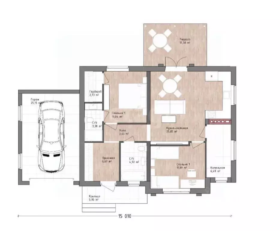 Дом в Ульяновская область, Ульяновск городской округ, с. Лаишевка ул. ... - Фото 2