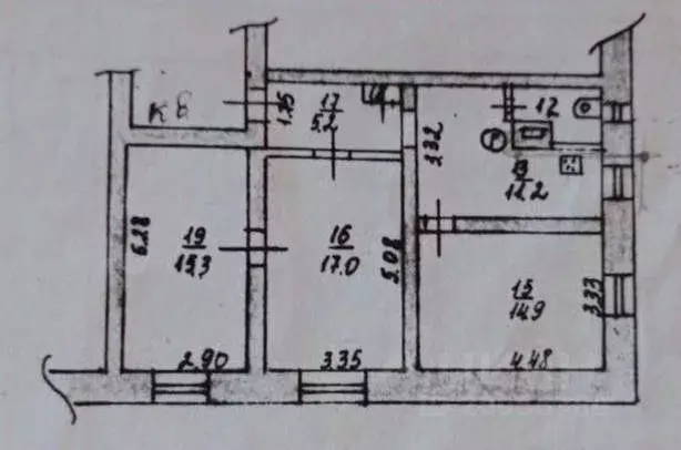 3-к кв. Ивановская область, Шуя ул. 2-я Металлистов, 9 (66.0 м) - Фото 2