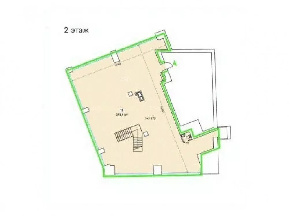 Помещение свободного назначения в Москва Карманицкий пер., 9 (220 м) - Фото 2