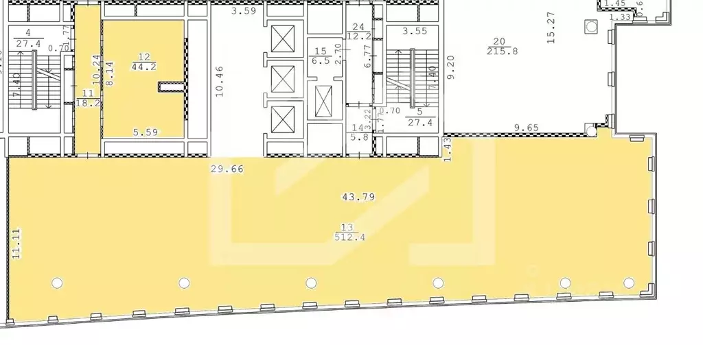 Помещение свободного назначения в Москва Ленинградский просп., 70 (664 ... - Фото 2