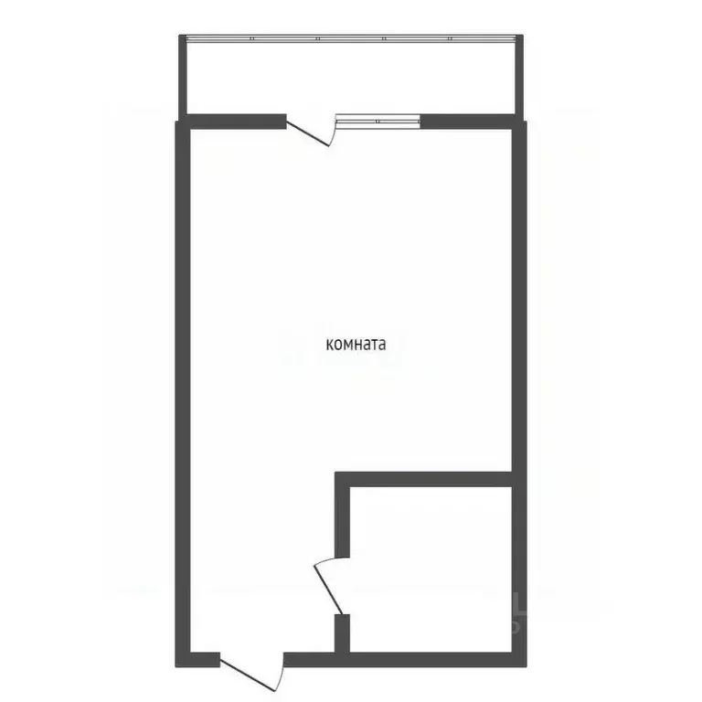 Студия Воронежская область, Воронеж Ростовская ул., 100БкБ (17.6 м) - Фото 1