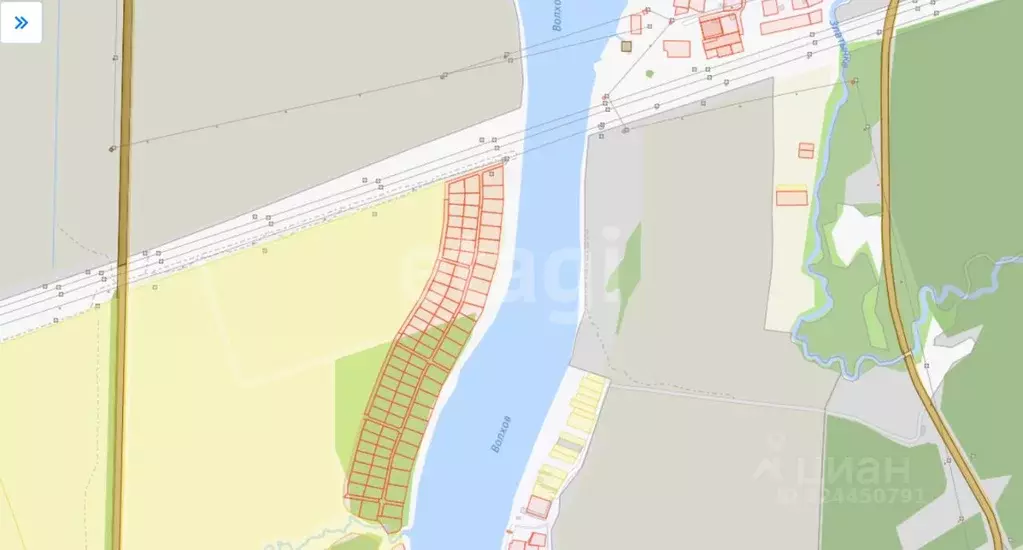 Участок в Ленинградская область, Волховский район, Староладожское ... - Фото 1