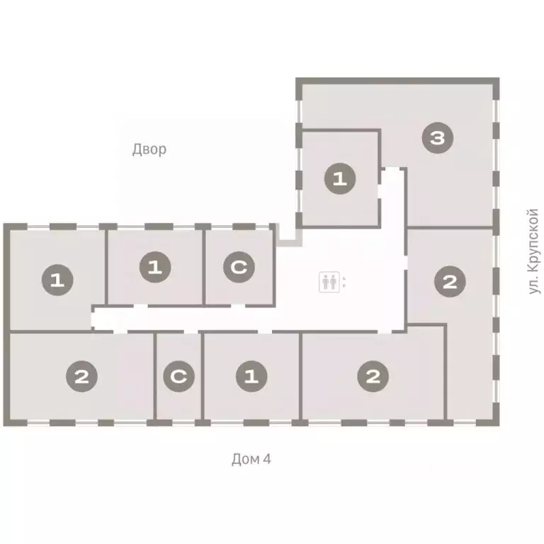 1-к кв. Омская область, Омск  (41.99 м) - Фото 1