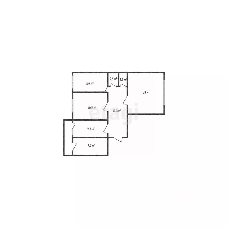3-к кв. Дагестан, Махачкала ул. Зои Космодемьянской, 52 (70.0 м) - Фото 1